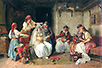 Паја Јовановић: „Кићење невесте”, уље на платну, 1886.